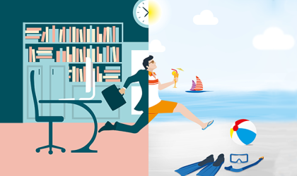 Infographie : Les Français (connectés) et leurs vacances